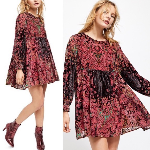 Mirror Mirror Velvet Mini Dress | Poshmark